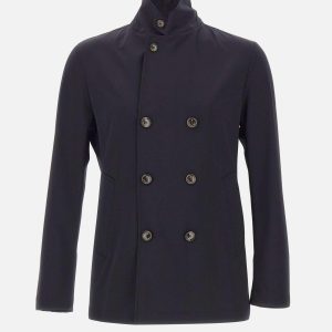 Giacca doppiopetto in twill