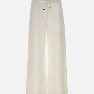 Pantalone in stuoia di lino