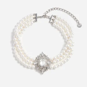 "Crystal Pearl Choker"